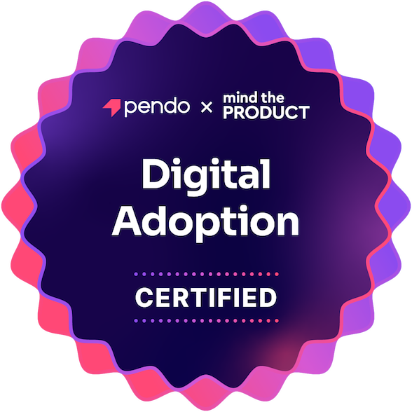 Digital Adoption Certification badge