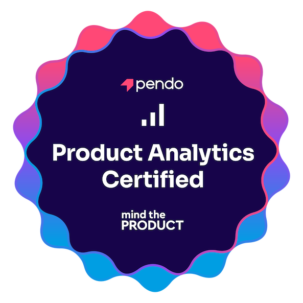 Product Analytics Certification badge
