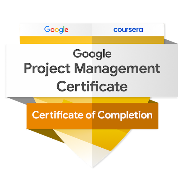 Google Project Management Certificate badge